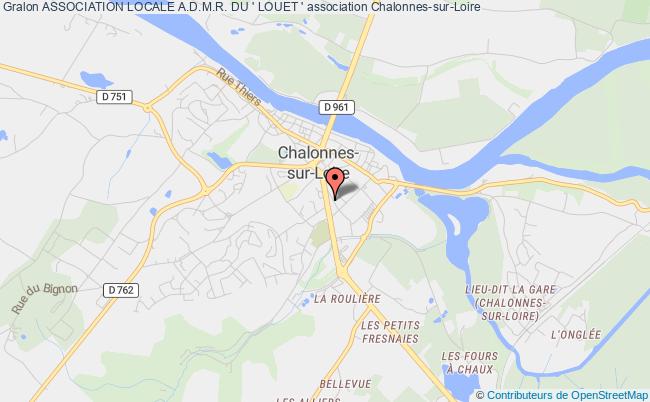 plan association Association Locale A.d.m.r. Du ' Louet ' Chalonnes-sur-Loire