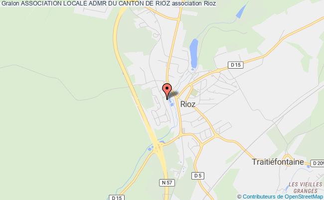 plan association Association Locale Admr Du Canton De Rioz Rioz