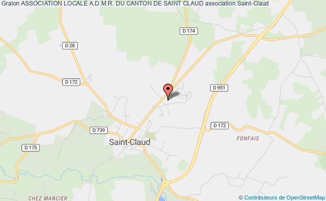 plan association Association Locale A.d.m.r. Du Canton De Saint Claud Saint-Claud