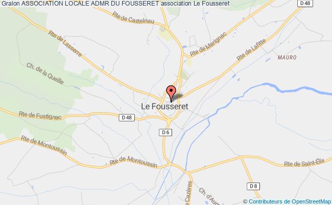plan association Association Locale Admr Du Fousseret Le Fousseret