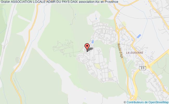 plan association Association Locale Admr Du Pays Daix Aix-en-Provence