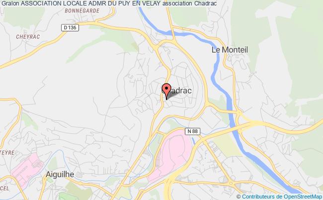 plan association Association Locale Admr Du Puy En Velay Chadrac