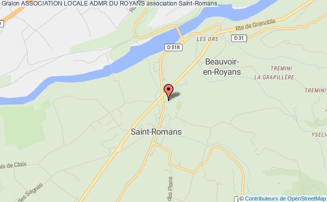 plan association Association Locale Admr Du Royans Saint-Romans