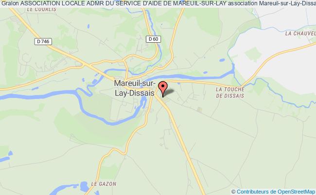 plan association Association Locale Admr Du Service D'aide De Mareuil-sur-lay Mareuil-sur-Lay-Dissais