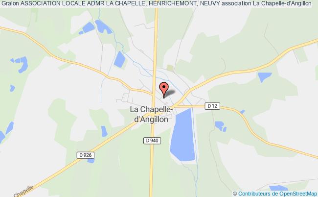 plan association Association Locale Admr La Chapelle, Henrichemont, Neuvy La Chapelle-d'Angillon