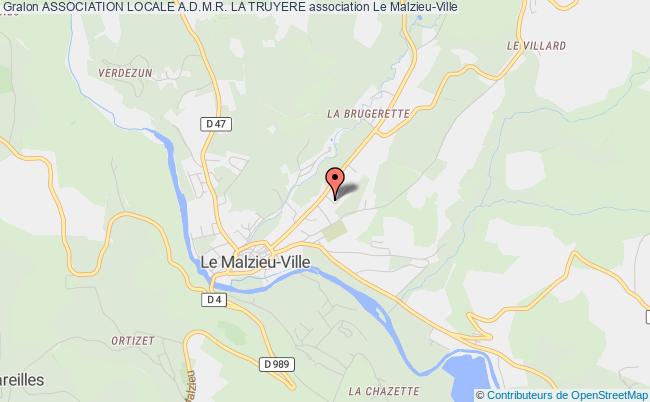 plan association Association Locale A.d.m.r. La Truyere Le    Malzieu-Ville