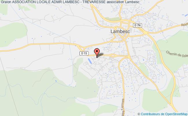ASSOCIATION LOCALE ADMR LAMBESC - TREVARESSE