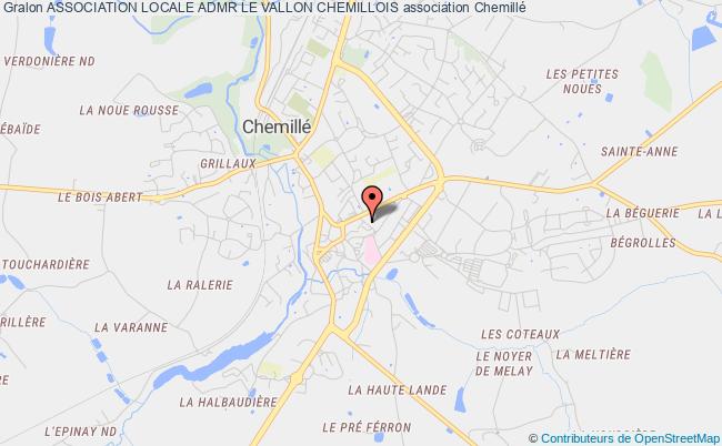 plan association Association Locale Admr Le Vallon Chemillois Chemillé-en-Anjou