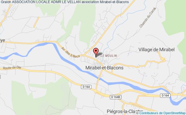 plan association Association Locale Admr Le Vellan Mirabel-et-Blacons