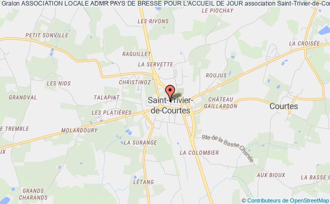 plan association Association Locale Admr Pays De Bresse Pour L'accueil De Jour Saint-Trivier-de-Courtes