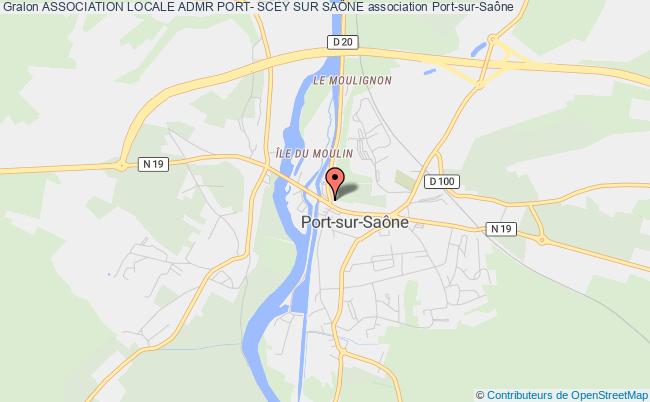 plan association Association Locale Admr Port- Scey Sur SaÔne Port-sur-Saône