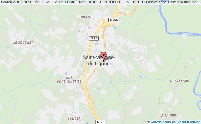 plan association Association Locale Admr Saint-maurice-de-ligon / Les Villettes Saint-Maurice-de-Lignon