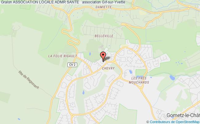 plan association Association Locale Admr Sante + Gif-sur-Yvette