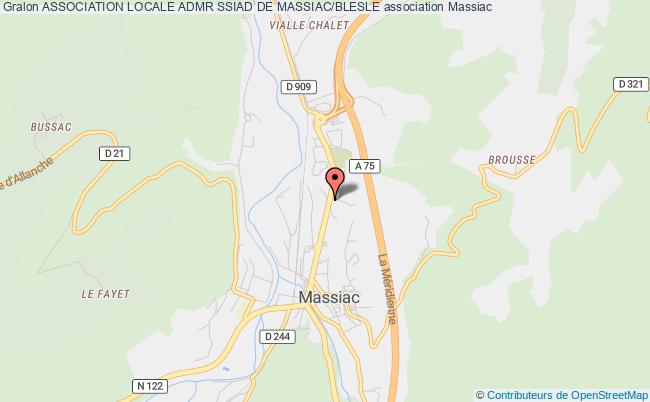 ASSOCIATION LOCALE ADMR SSIAD DE MASSIAC/BLESLE