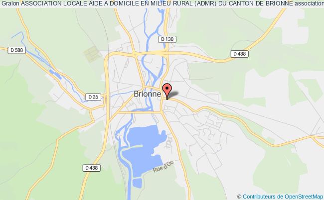 plan association Association Locale Aide A Domicile En Milieu Rural (admr) Du Canton De Brionne Brionne