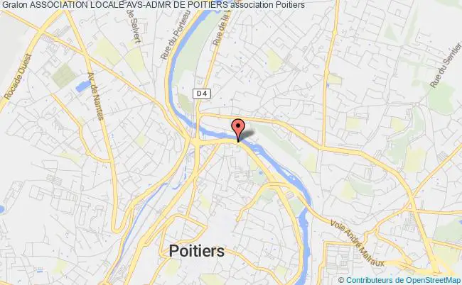 plan association Association Locale Avs-admr De Poitiers Poitiers