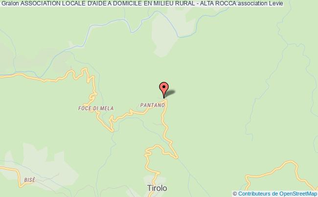 plan association Association Locale D'aide A Domicile En Milieu Rural - Alta Rocca Levie