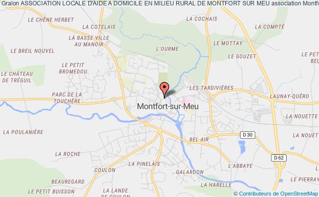 plan association Association Locale D'aide A Domicile En Milieu Rural De Montfort Sur Meu Montfort-sur-Meu
