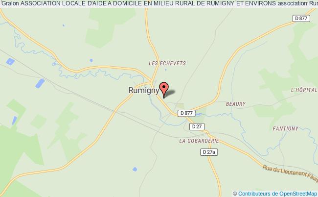 plan association Association Locale D'aide A Domicile En Milieu Rural De Rumigny Et Environs Rumigny