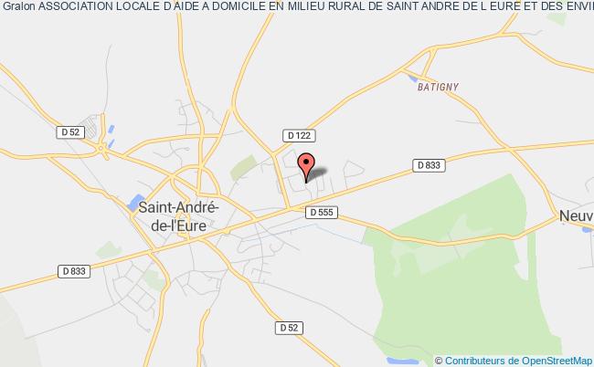 plan association Association Locale D Aide A Domicile En Milieu Rural De Saint Andre De L Eure Et Des Environs Saint-André-de-l'Eure