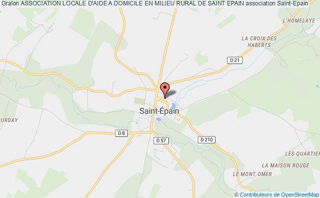 plan association Association Locale D'aide A Domicile En Milieu Rural De Saint Epain Saint-Épain