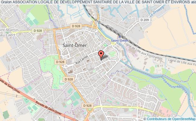 plan association Association Locale De DÉveloppement Sanitaire De La Ville De Saint Omer Et Environs Saint-Omer