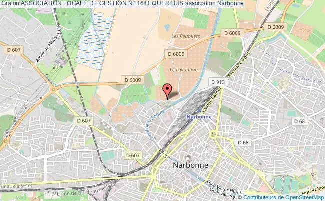 plan association Association Locale De Gestion N° 1681 Queribus Narbonne