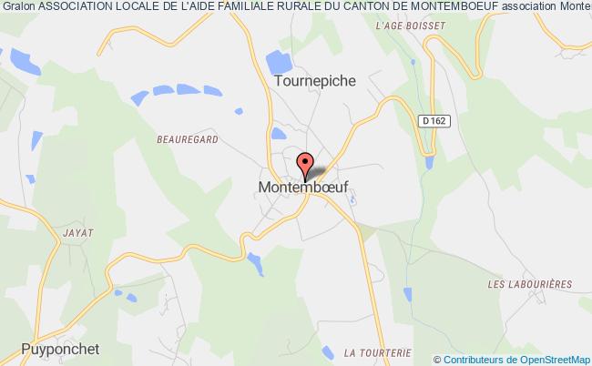 plan association Association Locale De L'aide Familiale Rurale Du Canton De Montemboeuf Montemboeuf