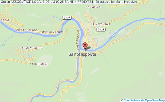 plan association Association Locale De L'unc 25 Saint Hippolyte N°38 Saint-Hippolyte