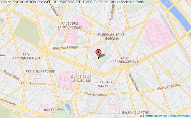 plan association Association Locale De Parents D'eleves Fcpe Rodin Paris