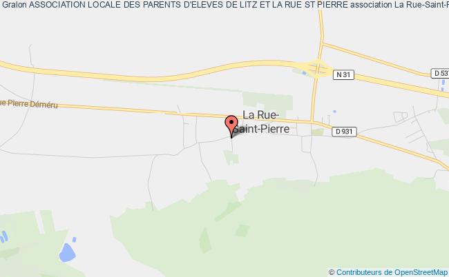 plan association Association Locale Des Parents D'eleves De Litz Et La Rue St Pierre La Rue-Saint-Pierre