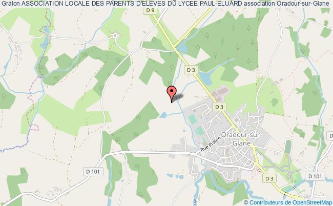 plan association Association Locale Des Parents D'eleves Du Lycee Paul-eluard Oradour-sur-Glane