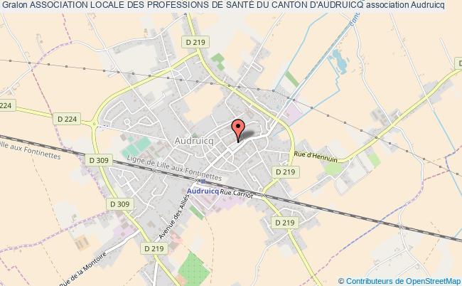 plan association Association Locale Des Professions De SantÉ Du Canton D'audruicq Audruicq