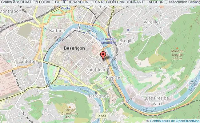 plan association Association Locale Ge De Besancon Et Sa Region Environnante (algebre) Besançon