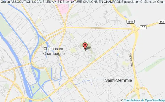 plan association Association Locale Les Amis De La Nature Chalons En Champagne Châlons-en-Champagne