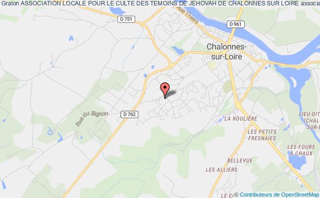 plan association Association Locale Pour Le Culte Des Temoins De Jehovah De Chalonnes Sur Loire Chalonnes-sur-Loire