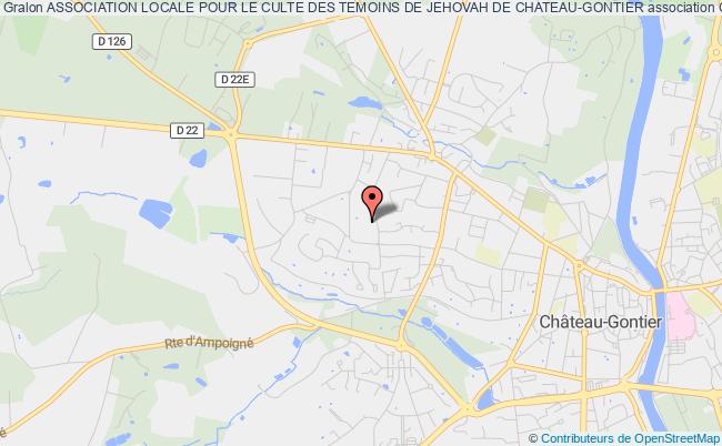plan association Association Locale Pour Le Culte Des Temoins De Jehovah De Chateau-gontier Château-Gontier