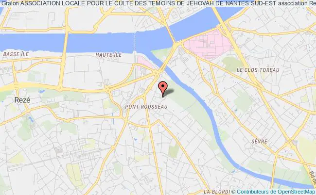 plan association Association Locale Pour Le Culte Des Temoins De Jehovah De Nantes Sud-est Rezé