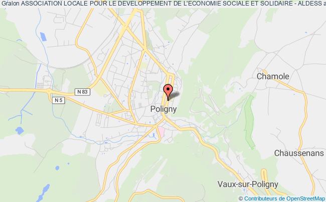 plan association Association Locale Pour Le Developpement De L'economie Sociale Et Solidaire - Aldess Poligny
