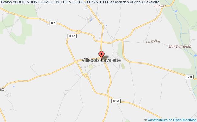 ASSOCIATION LOCALE UNC DE VILLEBOIS-LAVALETTE