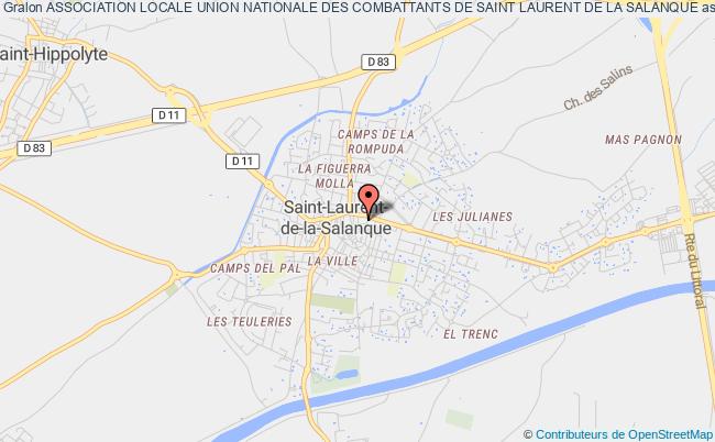 plan association Association Locale Union Nationale Des Combattants De Saint Laurent De La Salanque Saint-Laurent-de-la-Salanque