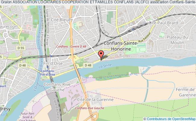 plan association Association Locataires Cooperation Et Familles Conflans (alcfc) Conflans-Sainte-Honorine