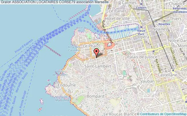 plan association Association Locataires Corse79 Marseille 7