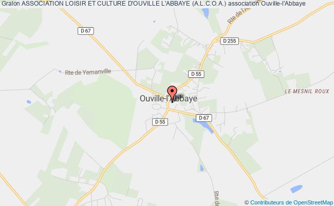 plan association Association Loisir Et Culture D'ouville L'abbaye (a.l.c.o.a.) Ouville-l'Abbaye
