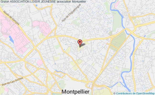 plan association Association Loisir Jeunesse Montpellier