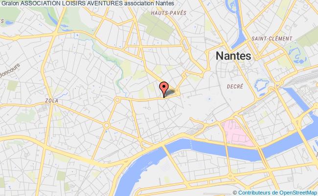 plan association Association Loisirs Aventures Nantes