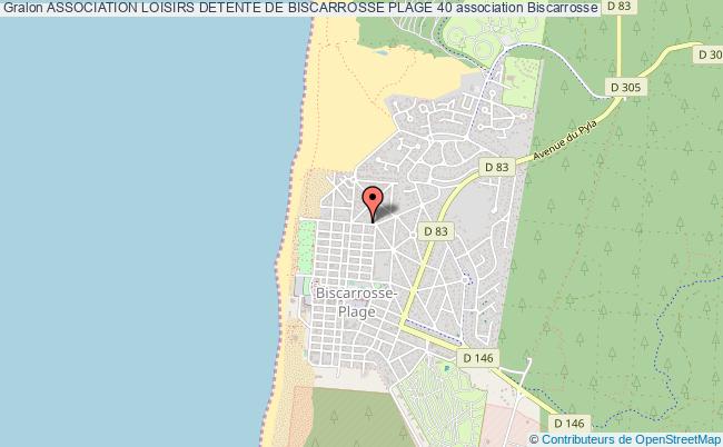 plan association Association Loisirs Detente De Biscarrosse Plage 40 Biscarrosse