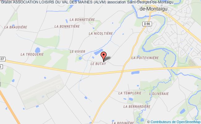 plan association Association Loisirs Du Val Des Maines (alvm) Saint-Georges-de-Montaigu