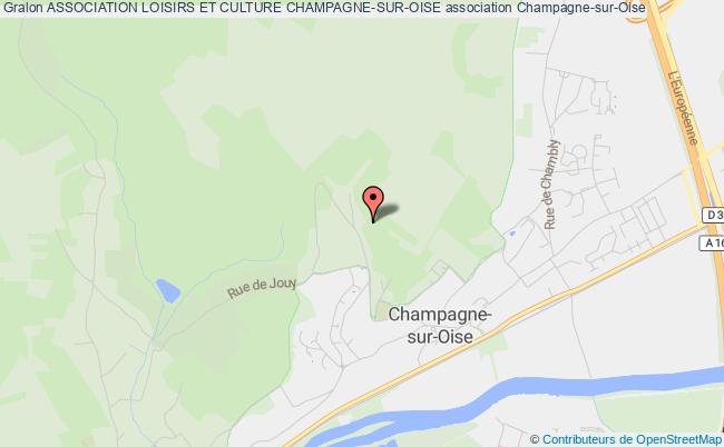 plan association Association Loisirs Et Culture Champagne-sur-oise Champagne-sur-Oise