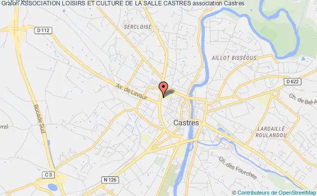 plan association Association Loisirs Et Culture De La Salle Castres Castres